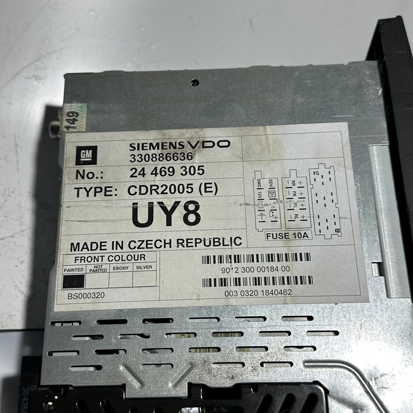 Opel Meriva A Radio CD-Player 24469305