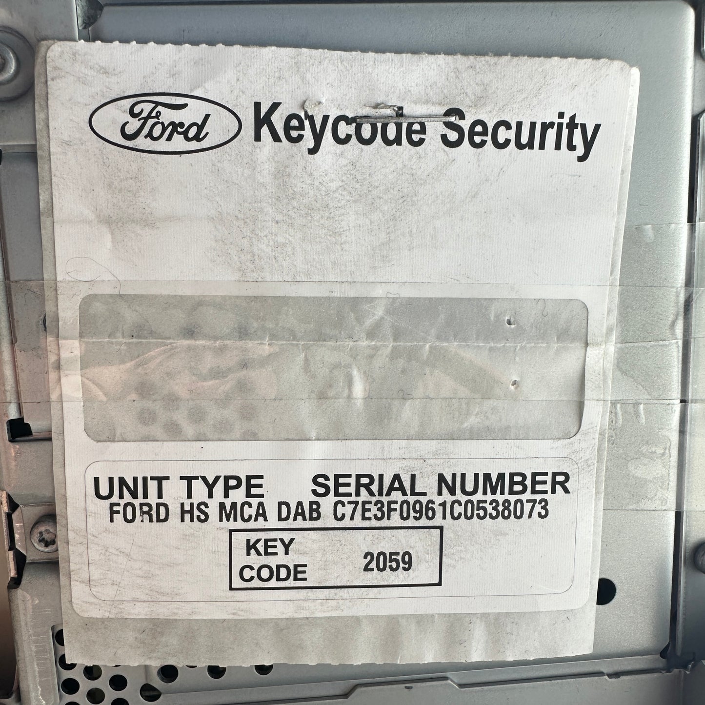 Ford Mondeo MK4 Bj.2012 Radio Navigationsgerät mit Radio Code